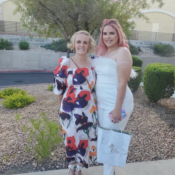 Anthropologie BHLDN Janae Feather Jumpsuit - Picture 6 of 6